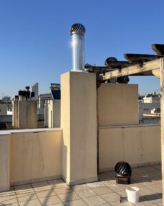 Καθαρή καμινάδα μετά την ολοκλήρωση της εργασίας - ZOBRAS Services